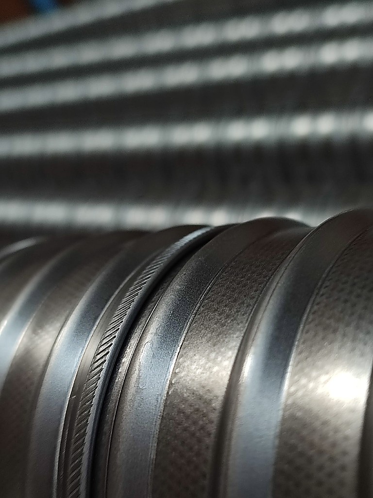 Galvanizli koruge ardgerme kılıfı üretim detayı